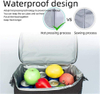600d Waterproof Polyester Tote Custom Cooler Bag Food Cooler Bags Insulated Thermal Lunch Bag