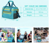 New Designed Picnic Travel School Meal Prep Cool Thermal Insulated Food Cooler Lunch Bag for Men Women