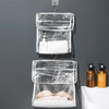 Bathroom Transparent Waterproof Toiletries Hanging Clothes Towel Storage Underwear Dustproof Bag