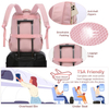 Hot Sale Pink Waterproof Leisure Notebook Bag Back Pack Kids School Book Bags Laptop Backpack for Girls