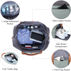 Customized Large Capacity Outdoor Wear-resistant Canvas Dry And Wet Separation Independent Shoe Bin Storage Travel Sports Bags