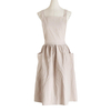 Girls Cooking Ruffle Pink Apron for Women with Pockets Cotton Linen kitchen apron for Kitchen Cafe Flower Shop Smock