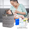 Wholesale Tote Breast Milk Cooler Bag Fits 4 Baby Bottles Up To 9 Ounce, Baby Bottle Bag For Nursing Mom Daycare