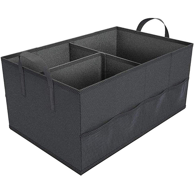 Expandable Large Capacity Sturdy Cheap Cargo Trunk Storage Boot Organizer Non-slip Car Trunk Organizer Bag Collapsible