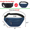 Belt Bag for Travel Walking Running Hiking Cycling Fanny Pack for Men Women Cross-body Waist Bag Pack