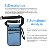 Multifunctional Custom Color Medical Tool Pouch Fanny Pack Nursing Waist Bag with Belt