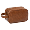 Multi-function Portable Mens Cosmetic Bag Pvc Custom Men Cosmetic Bag Men's Leather Toiletry Pu Cosmetic Bag