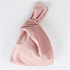 Customize Mini Japanese Style Wind Sleeve Hand-held Hand Vintage Velvet Handbag Wrist Knot Bags for Women