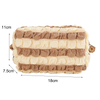 Girls Sweet Candy Color Sample Size Pouch for Cosmetic Pouch Cosmetic Storage Bag with Bubble Fold