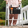 Travel Side Walker Double-sided Attachment Wheelchair Pouch Organizer Tote Bag For Seniors Or Elderly