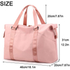 Weekender Girls Duffel Bags Tote Custom Sublimation Logo Travel Pink Duffle Bag for Women