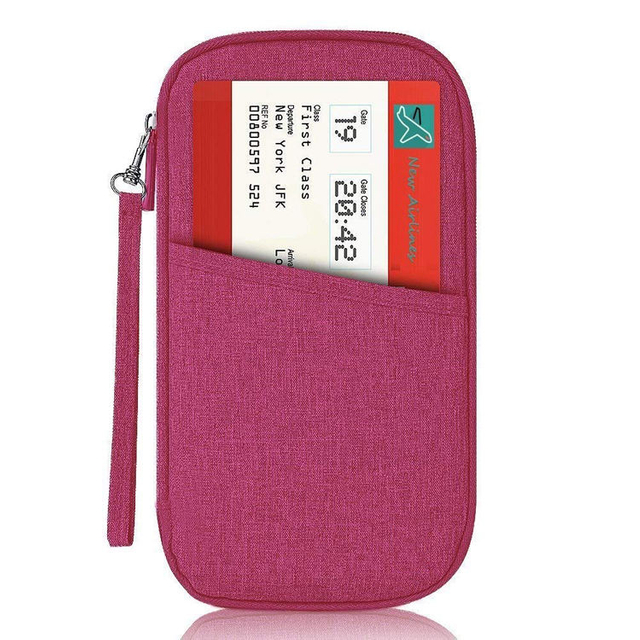 Travel passport rfid wallet card key card purse passport holder organizer