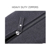 Durable Handy Waterproof Men Leather Travel Toiletry Wash Bag Waxed Canvas Promotion Cosmetic Pouch