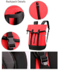 Custom Rucksack Mochila Business Travel Anti Theft Casual Waterproof Recycled Top Roll Backpack with Roll-top Closure