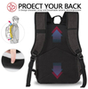 Waterproof Smart Daypack Travel Business Laptop Backpack Bag With USB Charging And Earphone Port