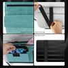 Hanging auto car zipper note pen storage holder point pocket card organizers sun visor organizer