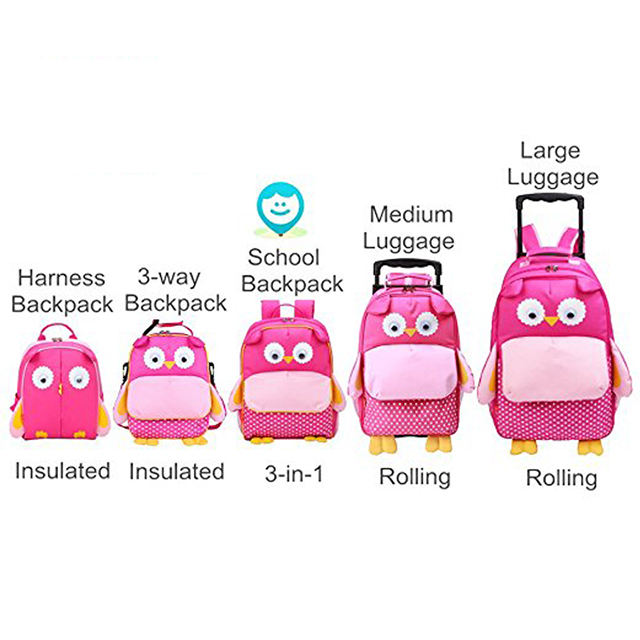 Name Brand Cute Baby school bag Children's Backpack Lovely cartoon animal Kids school bags
