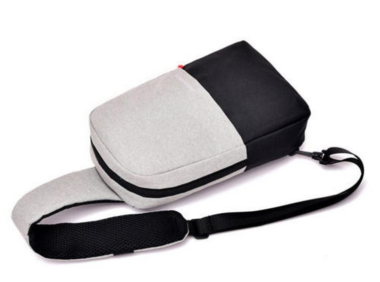 Fashion laptop sling bag single chest bag outdoor crossbody clutch bag