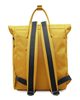15 Fancy Yellow Color Polyester Rolltop Business Laptop Backpack Travel School Daypack For Men Women