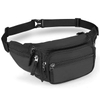 Custom Logo 6 Pocket Belt Waist Bag for Men Women Fashionable Waist Pack Bag with Adjustable Strap