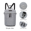 Mini Baby Bottle Insulated Thermal Cooler Bag Cooler Mommy Backpack for Breast Milk