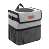 OEM Manufacturer Car Backseat Trash Bin Can Foldable Waterproof SUV Trunk Garbage Storage Bag Organizer with Lid