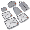 Premium RPET Smart Waterproof 7pcs Set Suitcase Clothing Packing Cubes Luggage Organizer Travel Bag with Custom Logo