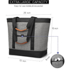 Aluminum Foil Thermal Insulation Cooler Bag Oxford Freezer Carry Tote Bag