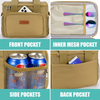 Custom Travel Picnic Can Insulated Bags Leakproof Lunch Cooler Bag Tote Shoulder Bag With Multi-Pockets for Adult & Kids