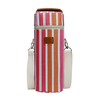 Customized Digital Printing Private PU Logo Label Wine Bottle Cooler Bag