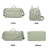 Factory Manufacture Cheap Custom Women Gym Sport Bag Weekend Travel Bag With Separate Wet Pocket