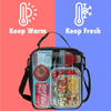 Multi-function Food Insulated Cooler Bag Portable Daily Lunch Bag Wish Shoulder Strap
