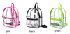 Clear Small Backpack Bag Transparent Daypack Waterproof See Through Bookbag Clear Mini PVC Backpacks for Kids Girls