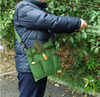 Garden Tool Storage Bag, Crossbody Gardening Tool Bag Organizer with 3 Exterior Pockets