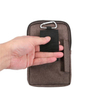 Wholesale Men Waist Belt Bag Small Pouch Mobile Phone Card Holder Belt Loop Purse Polyester