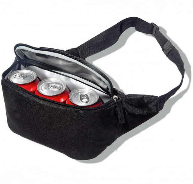 Insulated Cooler 3 Cans Fanny Pack Men Women Beach Picnic Cheap Waterproof Can Cooler Belt Bag For Traveling