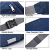 Custom Travel Gym Chest Cross Body Bum Bag Waterproof Belt Smell Proof Fanny Pack Waist Bag Men