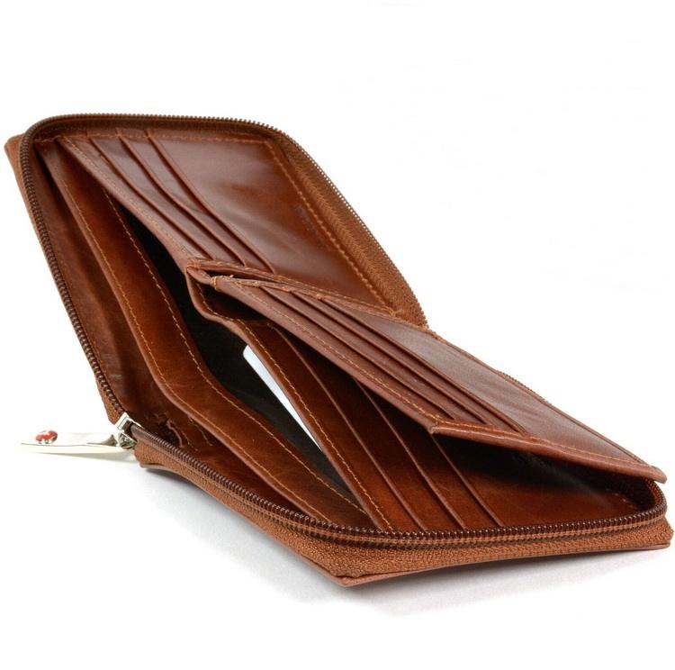 New pure leather wallet for men vintage men's credit card holder wallet wholesale