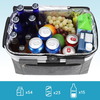 Insulated Cooler Bag Portable Collapsible Picnic Basket Cooler with Sewn in Frame