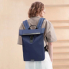 Custom Recycled RPET Laptop Backpack for Men Women Anti Theft Rolltop Rucksack Lightweight College School Backpack Book Bags