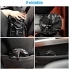 New Design Artificial Leather Car Interior Garbage Bucket Leak-proof Collapsible Car Trash Can Hanging For Headrest