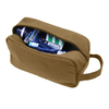 Promotional Portable Canvas Toiletry Travel Organizer Bag for Men Large Cosmetic And Shaving Dopp Kit Bag