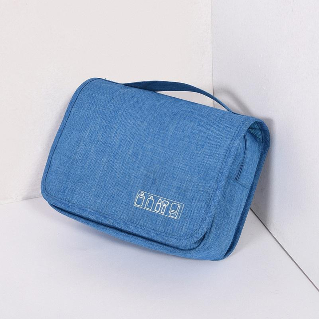 Large Capacity Eco Friendly Outdoor Travelling Mens Toiletry Kit Cosmetic Bag Makeup Bag Camping Travel Hanging Toiletry Bag