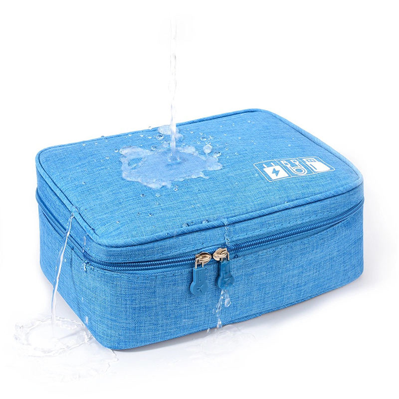 custom portable travel electronics organizer bag for power bank,mobile and usb cable hard drive,earphones
