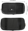 PU Leather Car Trunk SUV Sun Visor Accessories Organizer Pouch Case Bag For Card Lisence, Documents, Glasses