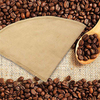 LFGB 100% GOTS Organic Cotton Jute Coffee filter Custom Recycled Sustainable Reusable Cotton Hemp Cloth Coffee Filters