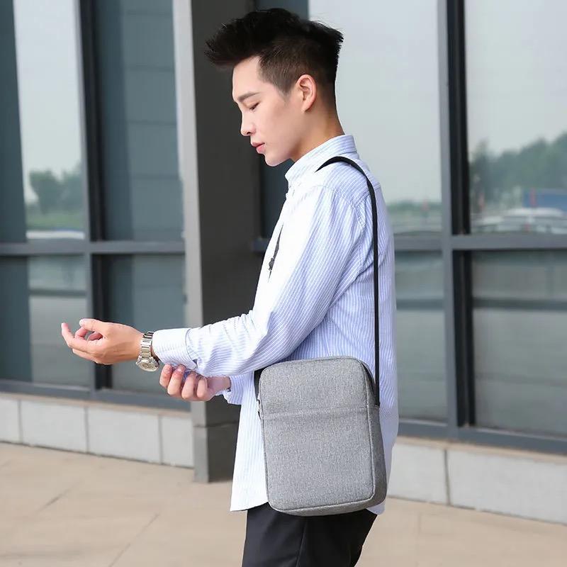 wholesale trendy men shoulder crossbody bag small cross body cell phone purse