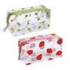 Fruit Cosmetic Bag PVC Makeup Travel Wash Pouch Clear Pencil Case for Women And Girls