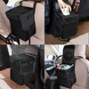 Leakproof car garbage can holder organizer storage box oxford backseat trash organiser collapsible folding bag