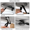 Net ceiling cargo roof bag lightweight high quality new arrival car storage organizer mesh bag for vw